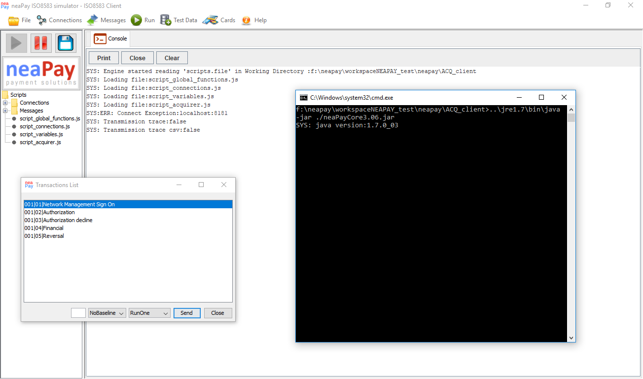 Support for the neaPay products: Authorization, Switch, Converter, Simulator, Issuer